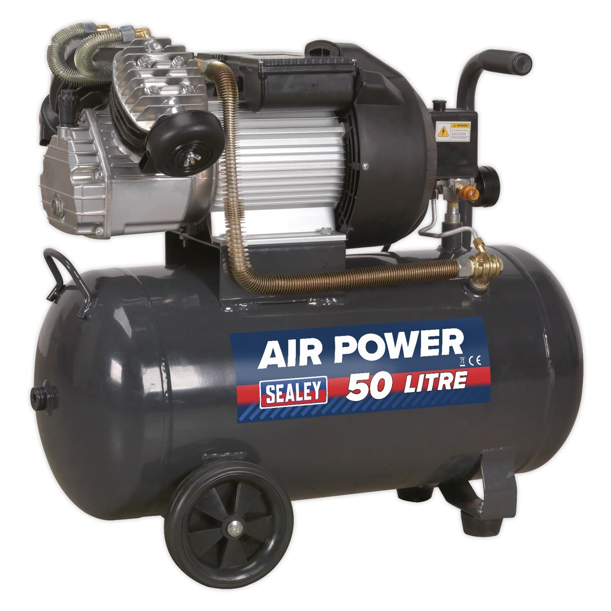 Sealey Air Compressor 50L V Twin Direct Drive 3hp SAC5030VE