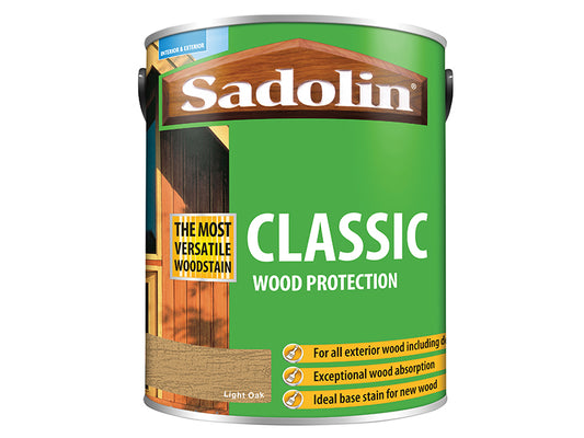 Sadolin Classic Wood Protection Light Oak 5 litre SAD5012923