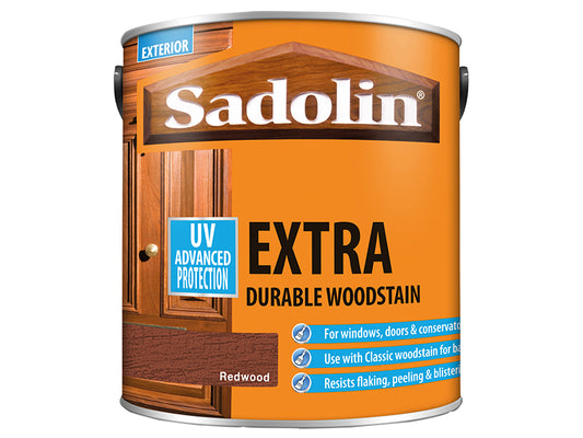 Sadolin Extra Durable Woodstain Redwood 2.5 litre SAD5012989