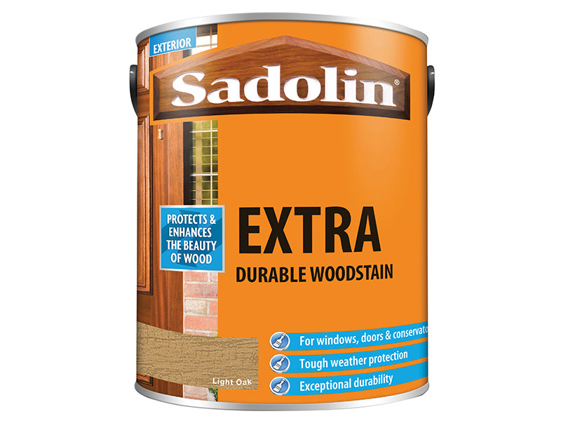 Sadolin Extra Durable Woodstain Light Oak 5 litre SAD5013002