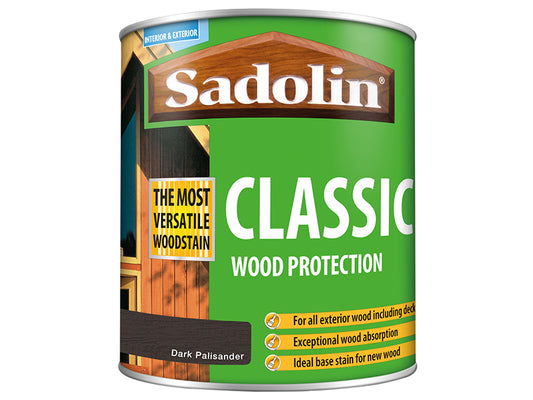 Sadolin Classic Wood Protection Dark Palisander 1 litre SAD5028475