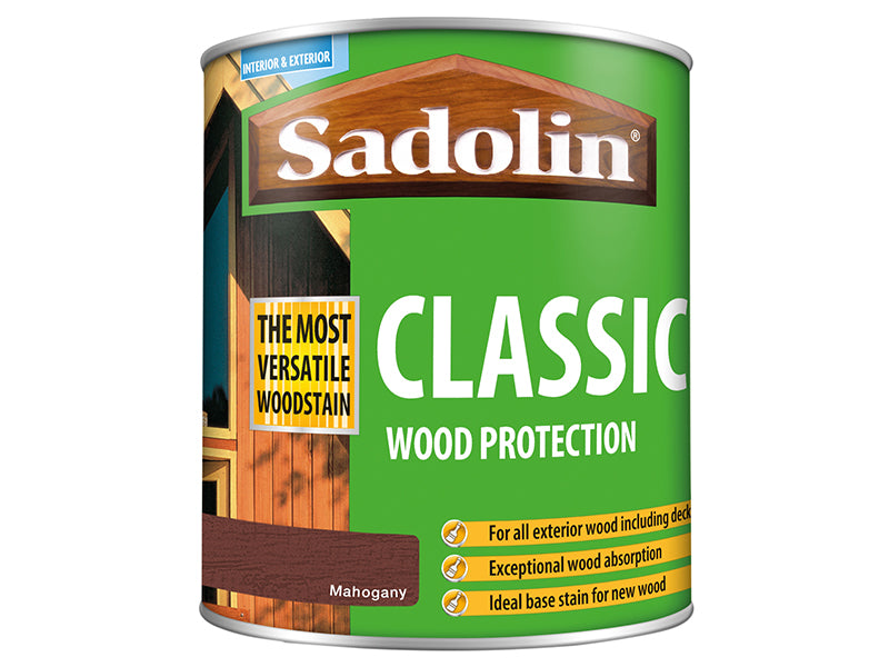 Sadolin Classic Wood Protection Mahogany 1 litre SAD5028491
