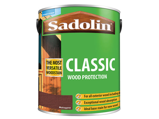 Sadolin Classic Wood Protection Mahogany 5 litre SAD5028493