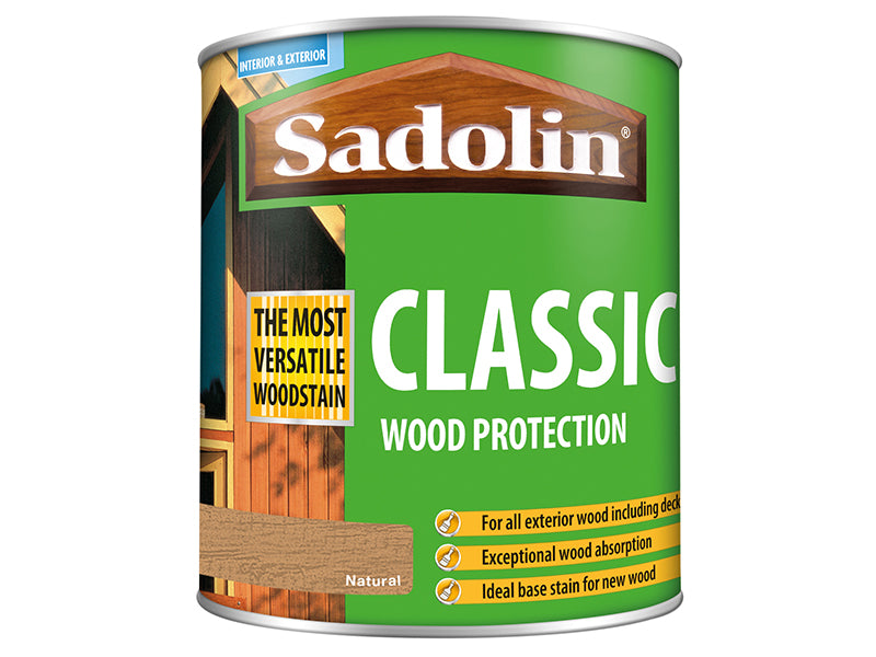 Sadolin Classic Wood Protection Natural 1 litre SAD5028502