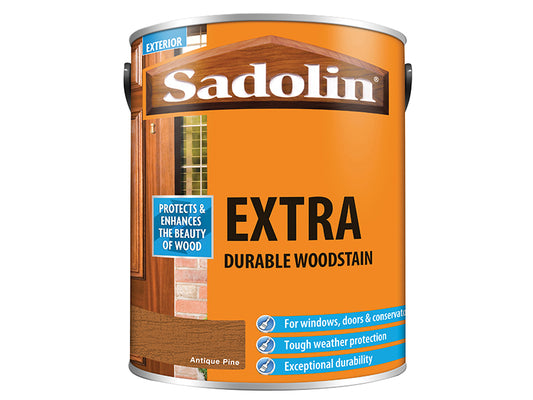 Sadolin Extra Durable Woodstain Antique Pine 5 litre SAD5028530