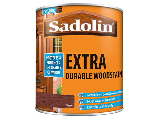 Sadolin Extra Durable Woodstain Teak 1 litre SAD5028534