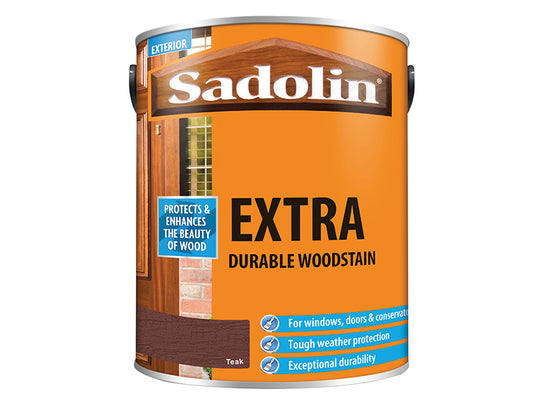 Sadolin Extra Durable Woodstain Teak 5 litre SAD5028536
