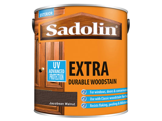 Sadolin Extra Durable Woodstain Jacobean Walnut 2.5 litre SAD5028540