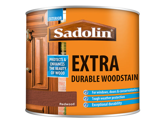 Sadolin Extra Durable Woodstain Redwood 500ml SAD5028544