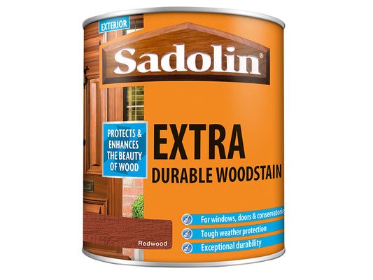 Sadolin Extra Durable Woodstain Redwood 1 litre SAD5028545