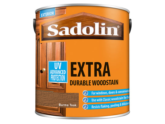 Sadolin Extra Durable Woodstain Burma Teak 2.5 litre SAD5028552