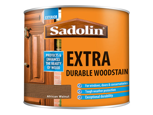 Sadolin Extra Durable Woodstain African Walnut 500ml SAD5028554