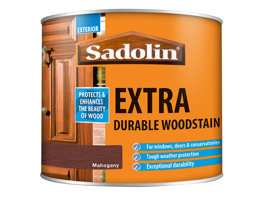 Sadolin Extra Durable Woodstain Mahogany 500ml SAD5028565