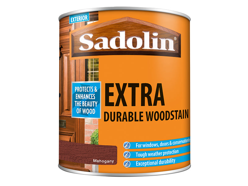 Sadolin Extra Durable Woodstain Mahogany 1 litre SAD5028566