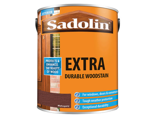 Sadolin Extra Durable Woodstain Mahogany 5 litre SAD5028568