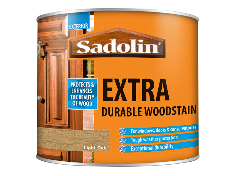 Sadolin Extra Durable Woodstain Light Oak 500ml SAD5028573