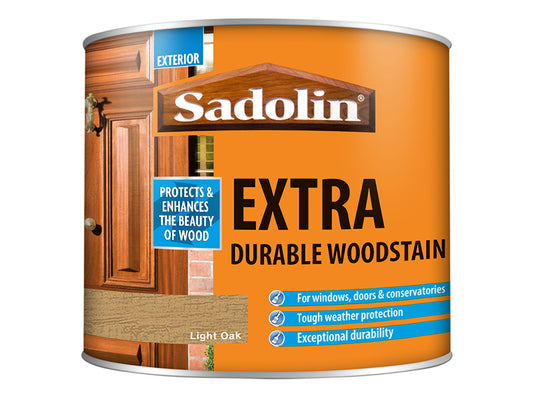 Sadolin Extra Durable Woodstain Light Oak 500ml SAD5028573