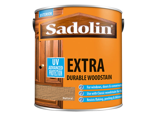 Sadolin Extra Durable Woodstain Natural 2.5 litre SAD5028579