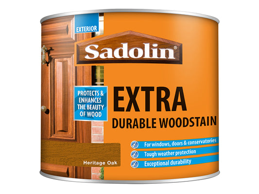 Sadolin Extra Durable Woodstain Heritage Oak 500ml SAD5090981