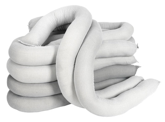 Sealey Spill Absorbent Sock 80mm x 1.2m Pack of 10 SAS10