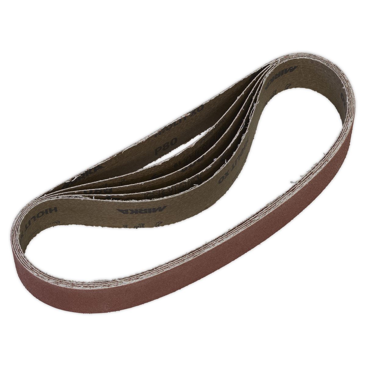Sealey Sanding Belt 30 x 540mm 80Grit Pack of 5 SB0011