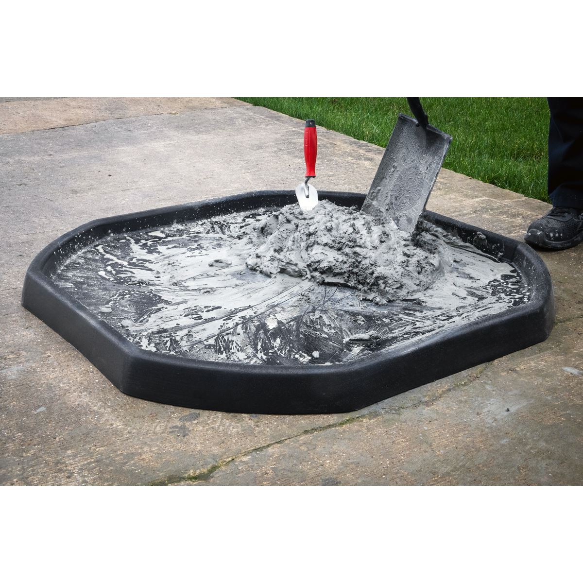 Sealey Large Spot Cement Mortar Plaster Mixing Board 1000 x 1000mm SB02