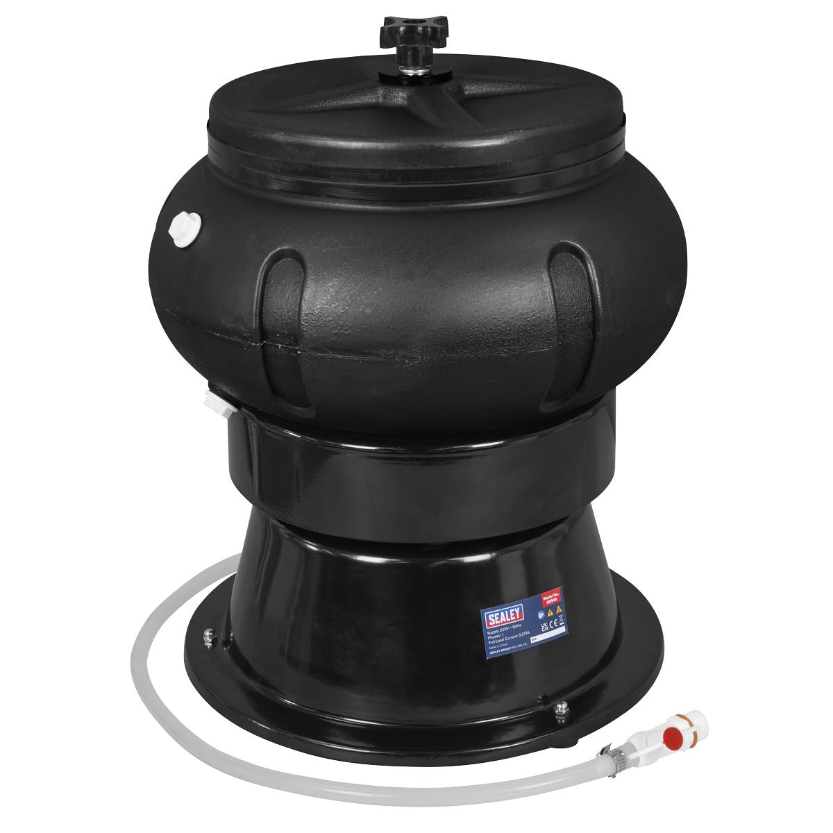 Sealey 18lb Vibratory Tumbler Polisher 250mm Parts Cleaner 230V/50Hz SB949