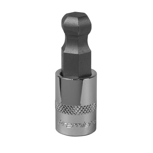 Sealey Ball-End Hex Socket Bit 12mm 3/8"Sq Drive SBBH009