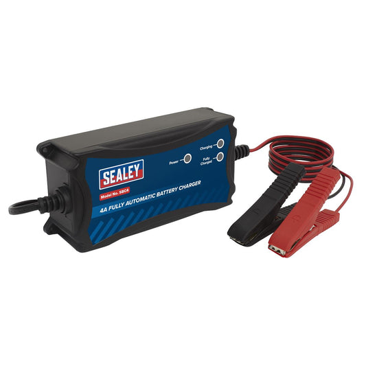 Sealey Battery Maintainer Charger 12V 4A Fully Automatic SBC4