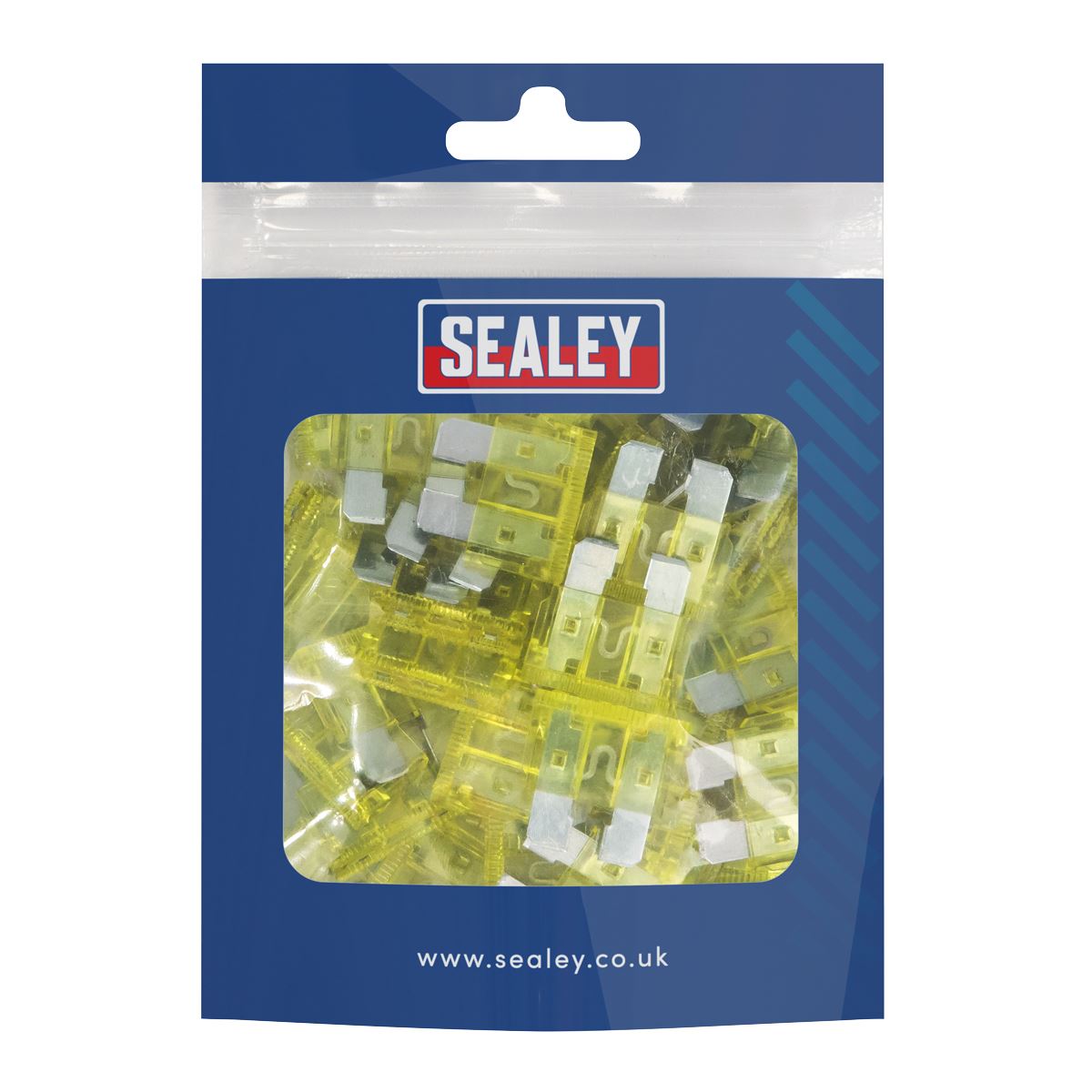 Sealey Automotive Standard Blade Fuse 20A Pack of 50 SBF2050