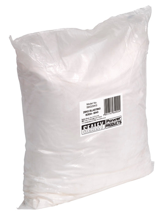 Sealey Blasting Soda 25kg Bag SBG25KG