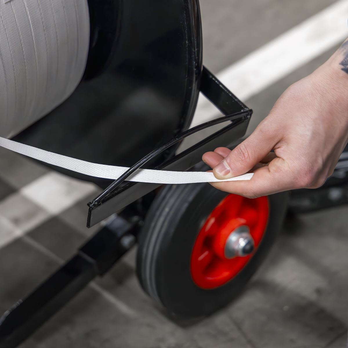 Sealey Mobile Strapping Packing Dispenser Polypropylene Polyester Steel SBT01