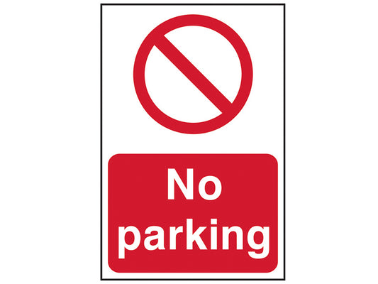 Scan No Parking - PVC Sign 200 x 300mm SCA0605