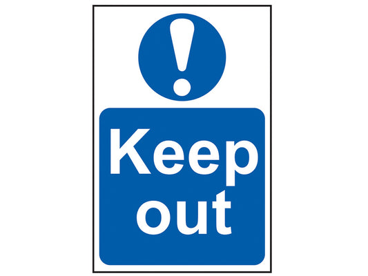 Scan Keep Out - PVC Sign 400 x 600mm SCA4003