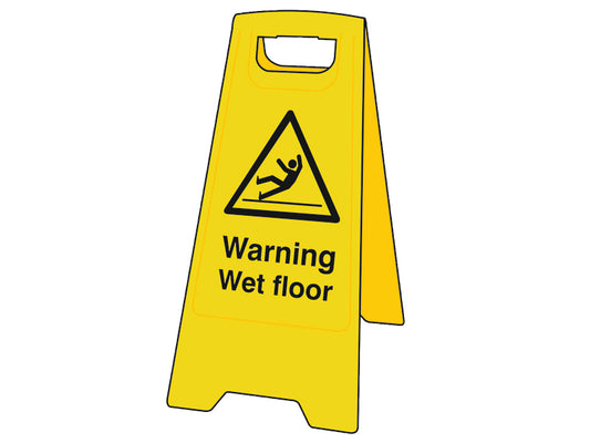 Scan Warning Wet Floor - Heavy Duty 'A' Board SCA4702