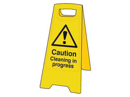 Scan Caution Cleaning In Progress - Heavy Duty 'A' Board SCA4703