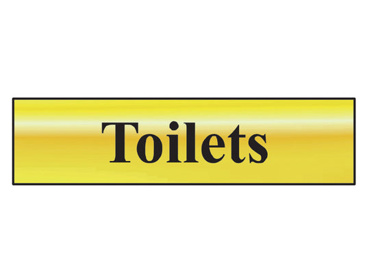 Scan Toilets - Polished Brass Effect 200 x 50mm SCA6005