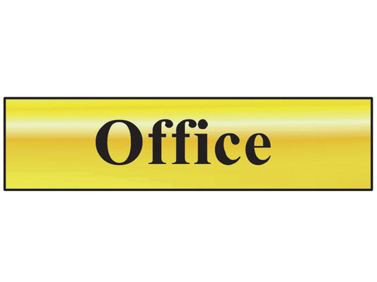 Scan Office - Polished Brass Effect 200 x 50mm SCA6010