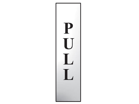 Scan Pull Vertical - Polished Chrome Effect 50 x 200mm SCA6034C