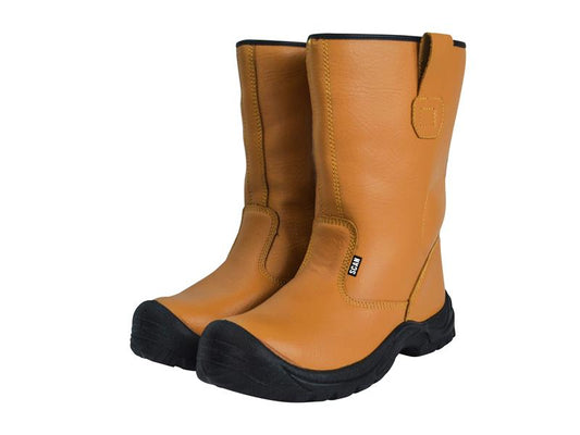 Scan Texas Lined Rigger Boots Tan UK 8 EUR 42 SCAFWTEXAS8