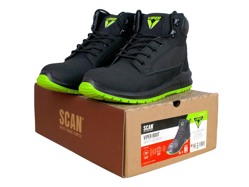 Scan Viper SBP Safety Boots UK 12 EUR 47 SCAFWVIPER12
