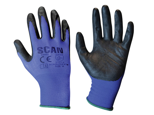 Scan Max - Dexterity Nitrile Gloves - M (Size 8) SCAGLODEXTM