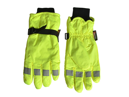 Scan Hi-Visibility Gloves Yellow - XL (Size 10) SCAGLOHVISXL