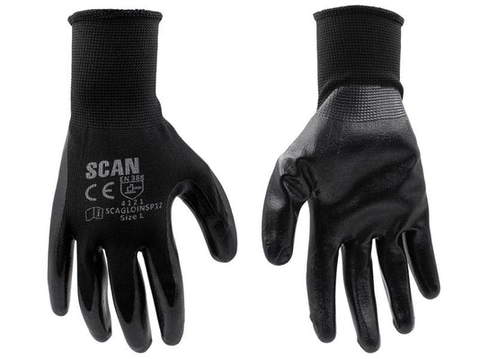 Scan Seamless Inspection Gloves - L (Size 9) (pack 12) SCAGLOINSP12