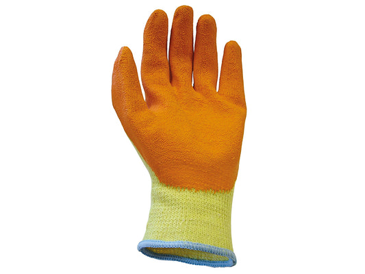Scan Knitshell Latex Palm Gloves - XL (Size 10) (Pack 12) SCAGLOKSPKXL