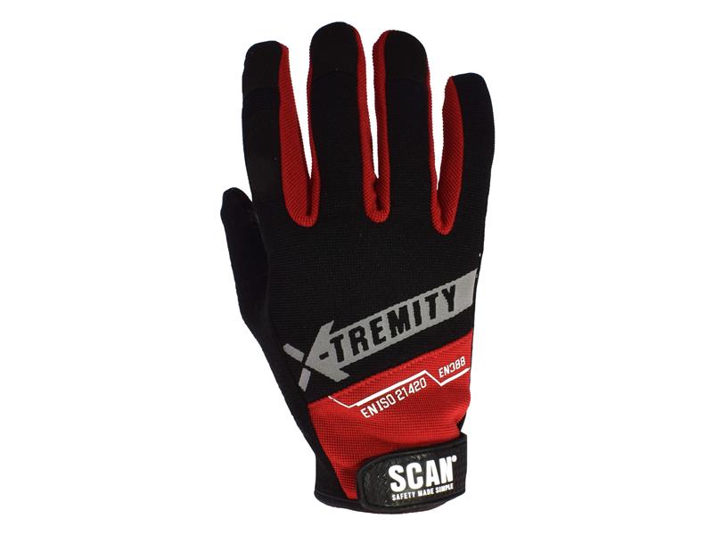 Scan Work Gloves with Touch Screen Function - XL (Size 10) SCAGLOTOUCHX
