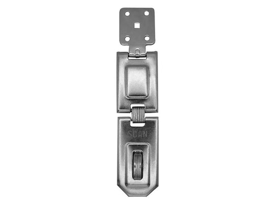 Scan Hinged Hasp and Staple 158mm Length 158mm Width 40mm SCAPHSH158