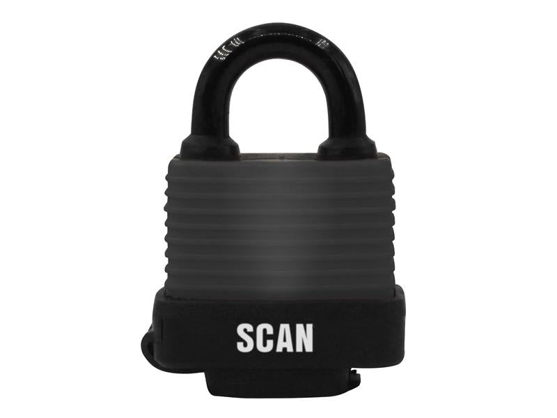 Scan Weatherproof Laminated Steel Padlock 45mm SCAPLLAMWP45