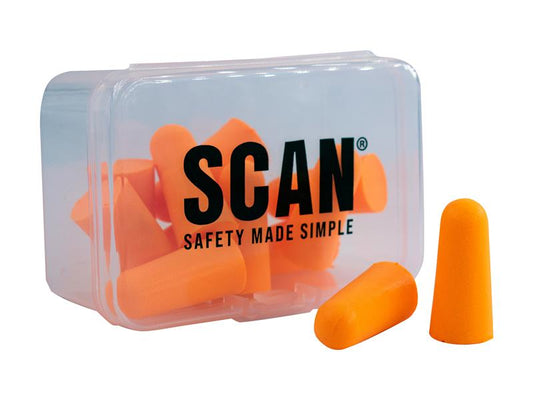 Scan Tapered Foam Earplugs (6 Pairs) SCAPPEEARPL