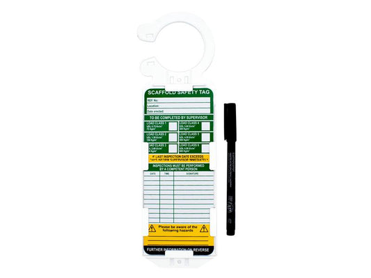 Scan Scaffold Tag Kit Easy Fit Claw Tag Design SCASCAFTAGS
